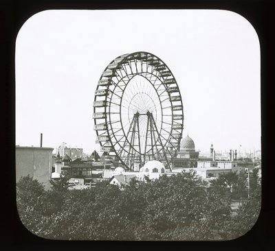 Exposición Mundial Colombina: Rueda de la Fortuna, Chicago, 1893 de American Photographer